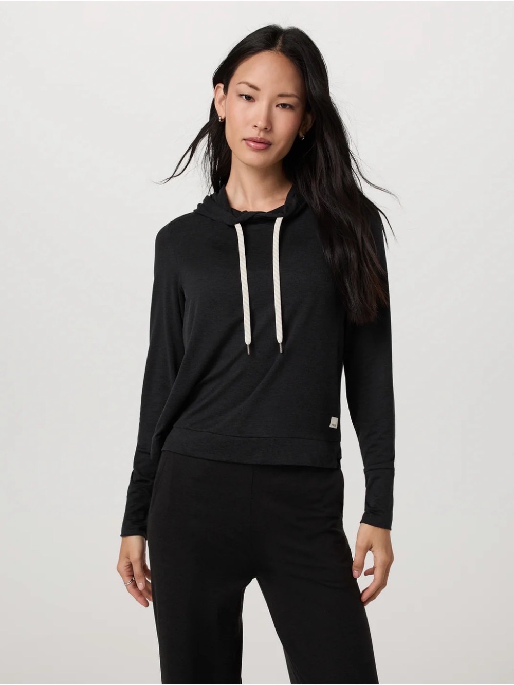 Vuori halo essential hoodie + jogger set black heather size xs - Picture 2 of 3